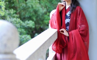 汉服素色穿搭女生照片，汉服素色穿搭女生照片大全